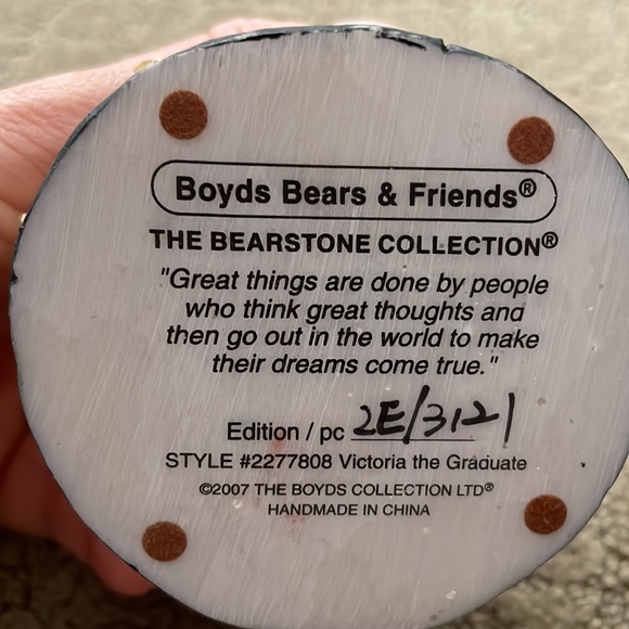 Boyd’s Bears The World is Mine - Picture 3 of 3